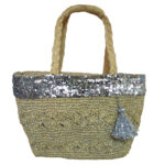 Silver shimmery Tote