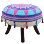 BQR Nubian shades of pink & blue