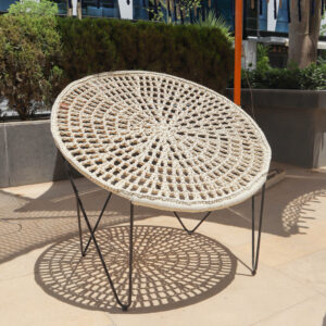 Round Iron Chair