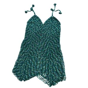 Crochet Tie-Shoulder Dress